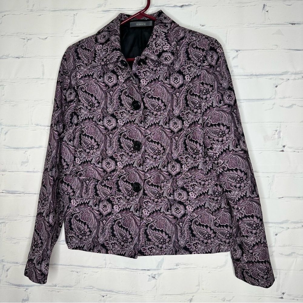 Liz Claiborne small purple blazer